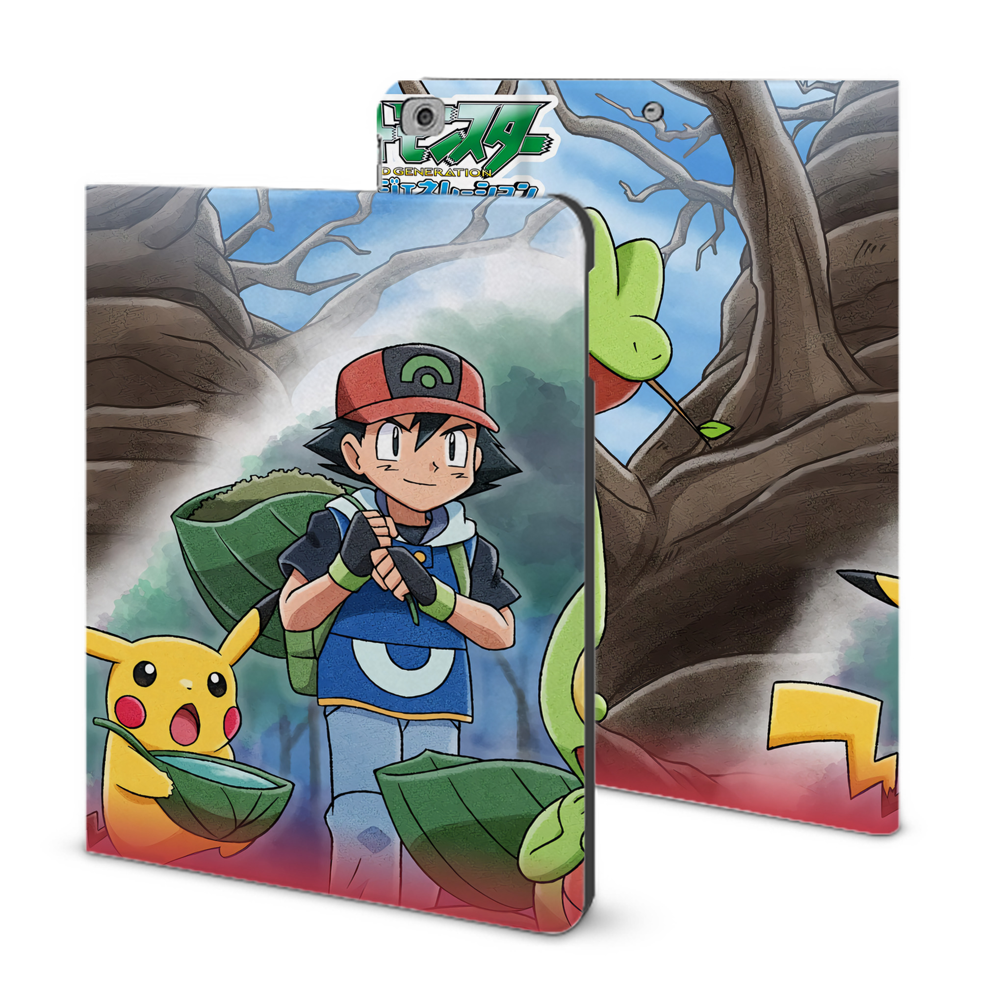 （画像用） ポケットモンスター Pokémon IPad ケース ブック型 PUレザー TPU 耐衝撃 軽量 薄型 ペン収納なし 全面保護 IPad 各モデル対応